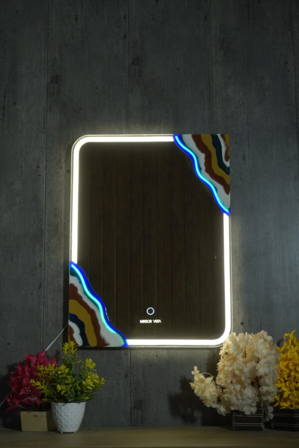 Earthwave Resin Art LED Mirror – 24x18